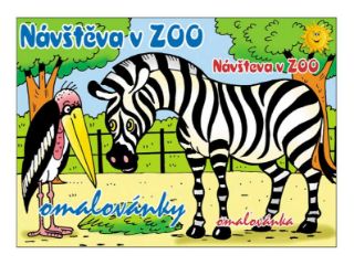 Obrázek z Omalovánky A5 šířka Návštěva v ZOO(50) 